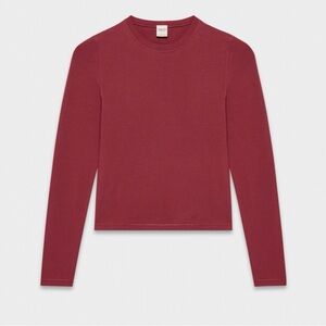 Aritzia Cropped Long Sleeve Tee